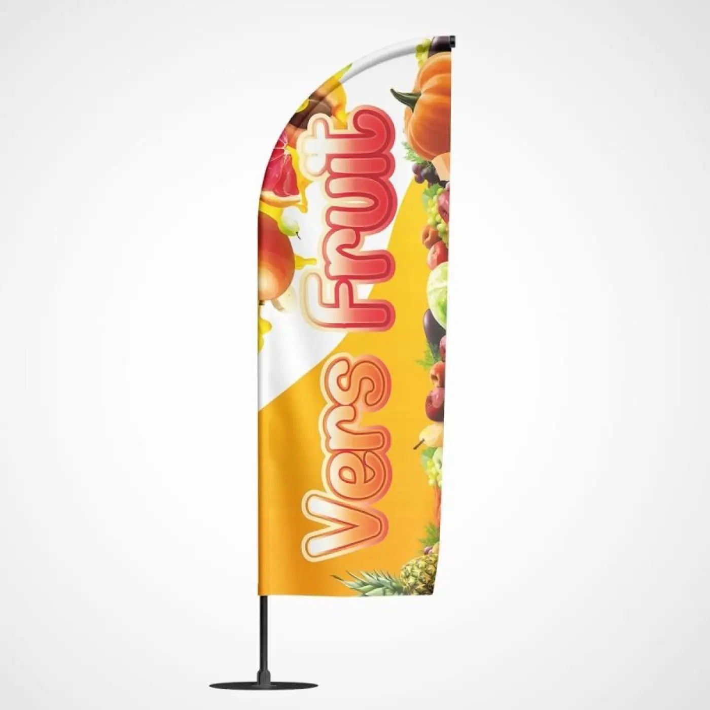 Beachvlag Vers Fruit - Klein - 80x220 cm - Beachvlag