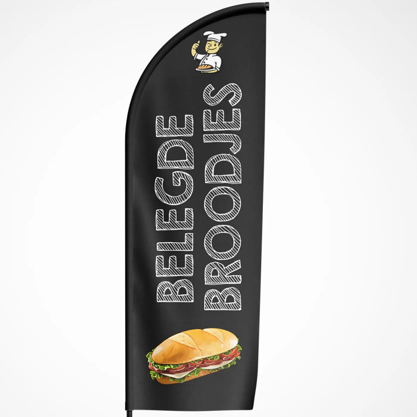 Beachvlag Belegde Broodjes