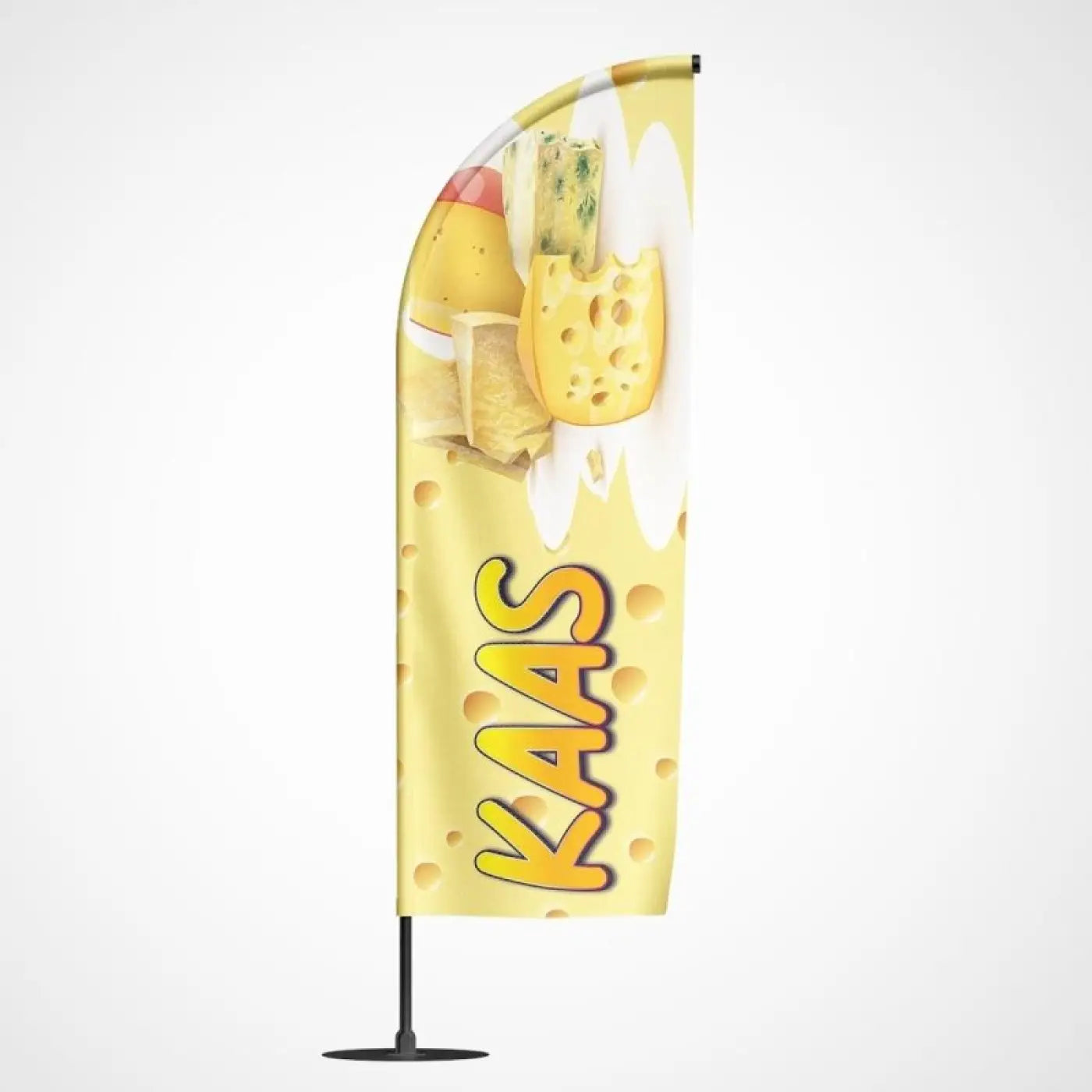 Beachvlag Kaas - Klein - 80x220 cm - Beachvlag