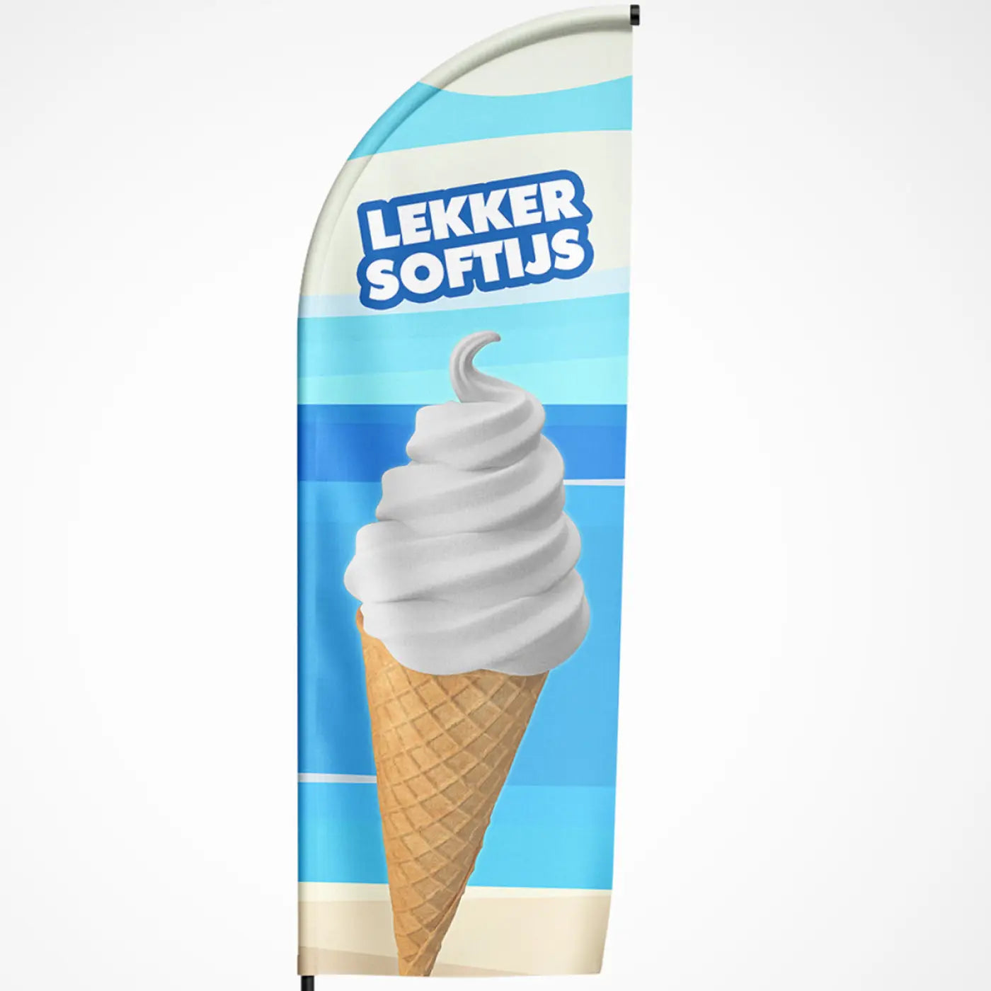 Beachvlag Softijs