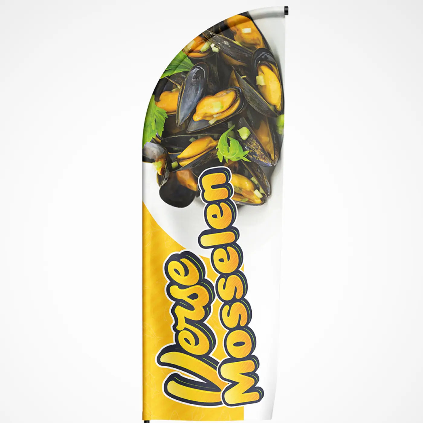 Beachvlag Verse Mosselen