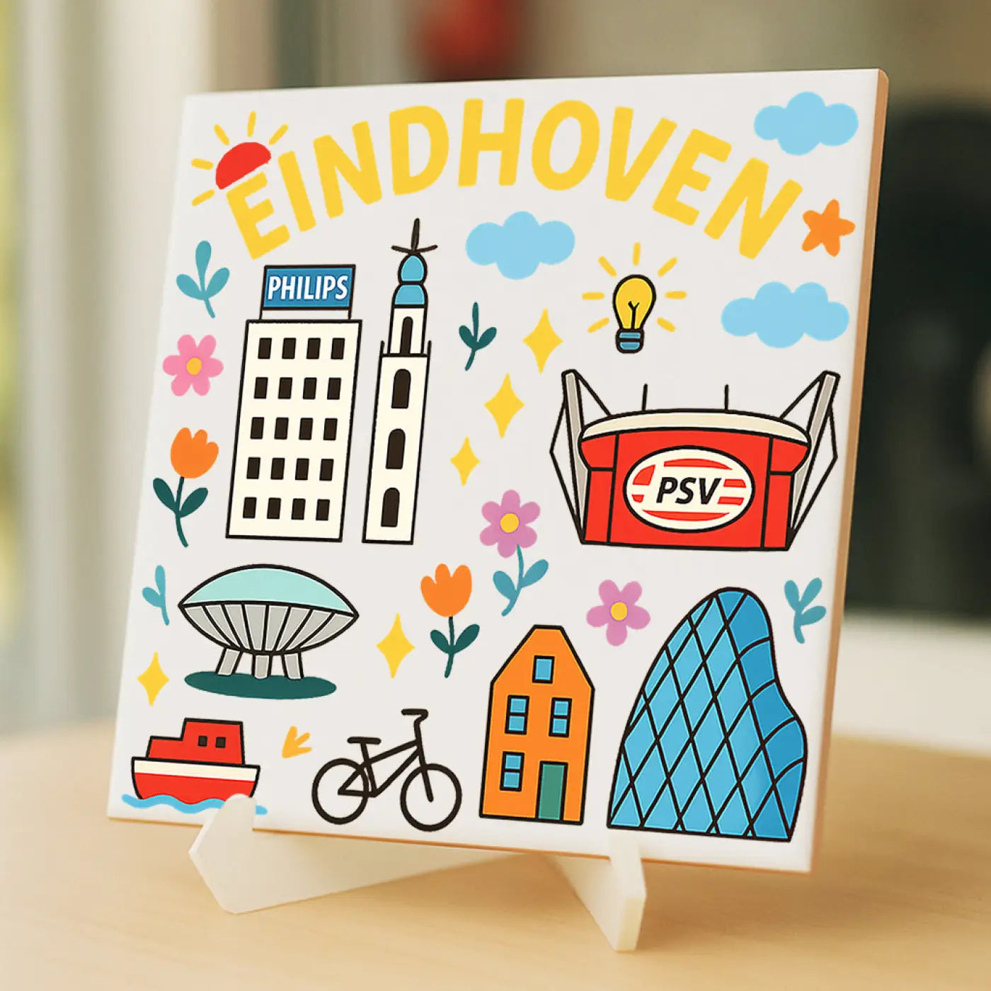 Eindhoven Cadeau Tegeltje - Tegeltjes