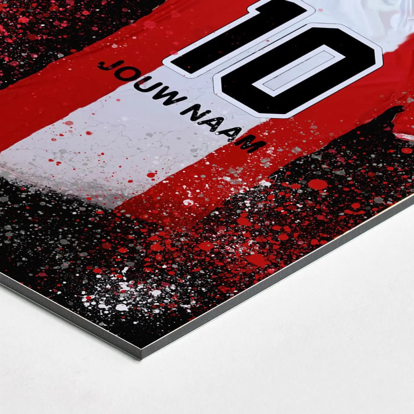 Emmen Shirt - Voetbal Poster - Wanddecoratie - Dibond Bord (50x70cm) - Voetbalposters