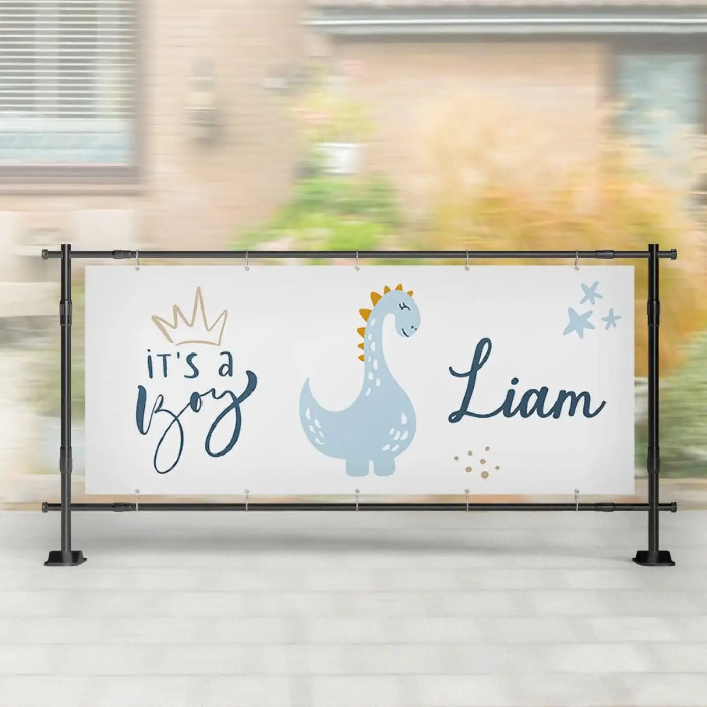 Geboorte spandoek | Dino It’s a Boy - spandoeken