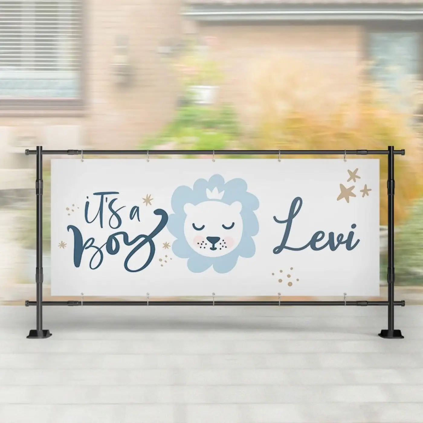 Geboorte spandoek | Leeuw It’s a Boy - spandoeken