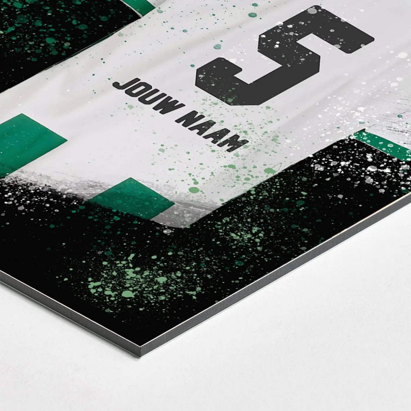 FC Groningen voetbalposter met shirt wanddecoratie