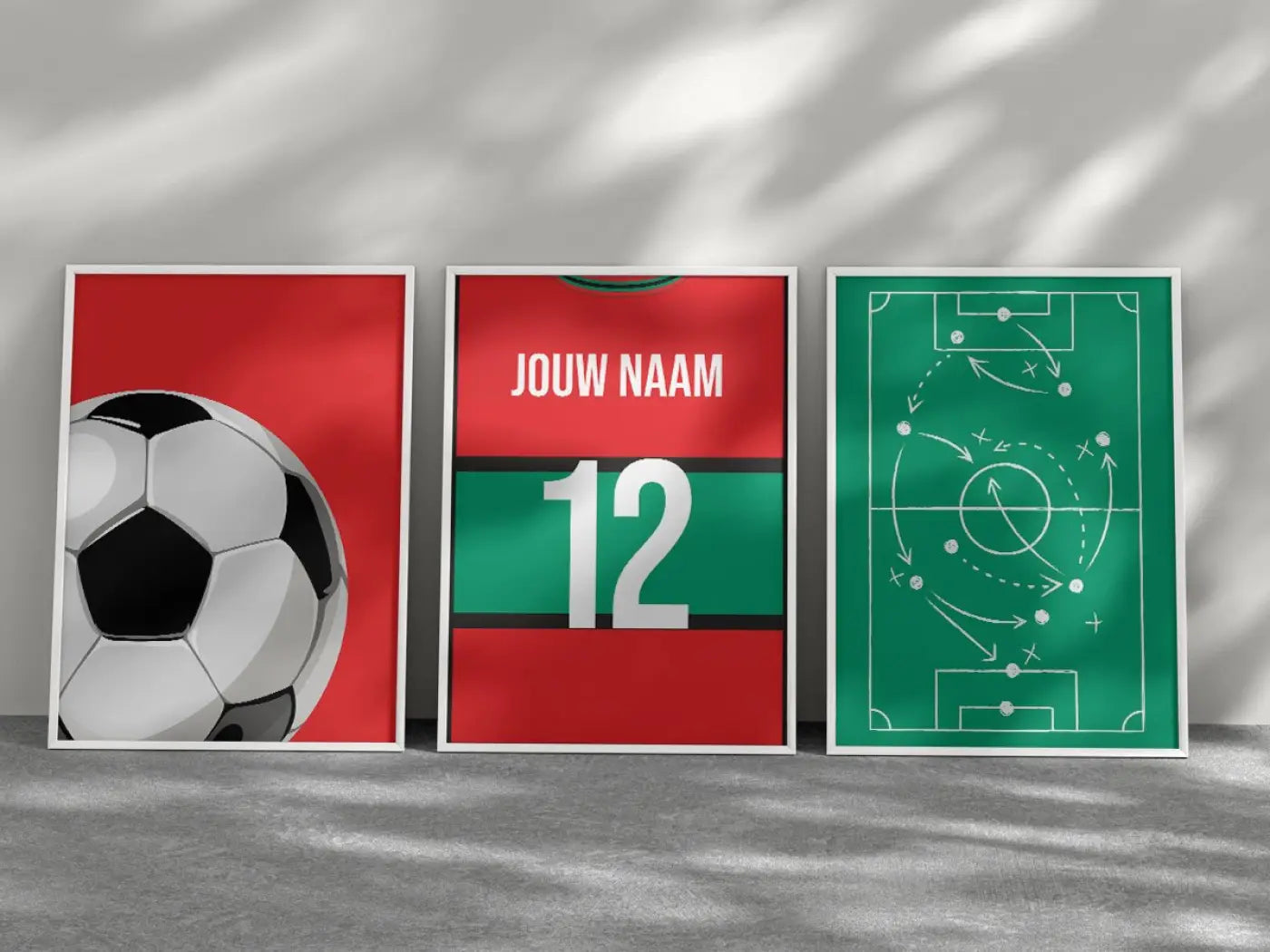 Nijmegen 3-delige posterset - Goal collection - Posters 30 x 40 cm - Voetbalposters