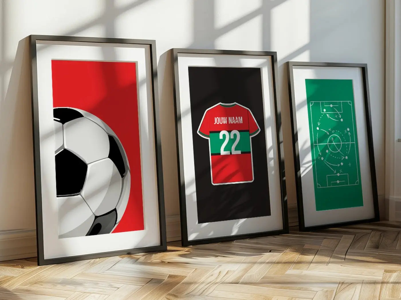 Nijmegen 3-delige posterset - Star collection - Posters 43 x 61 cm - Voetbalposters