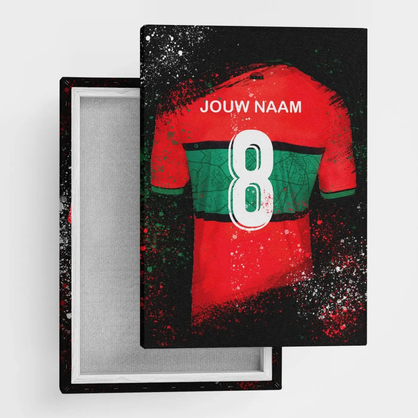 NEC Nijmegen voetbalposter met shirt wanddecoratie