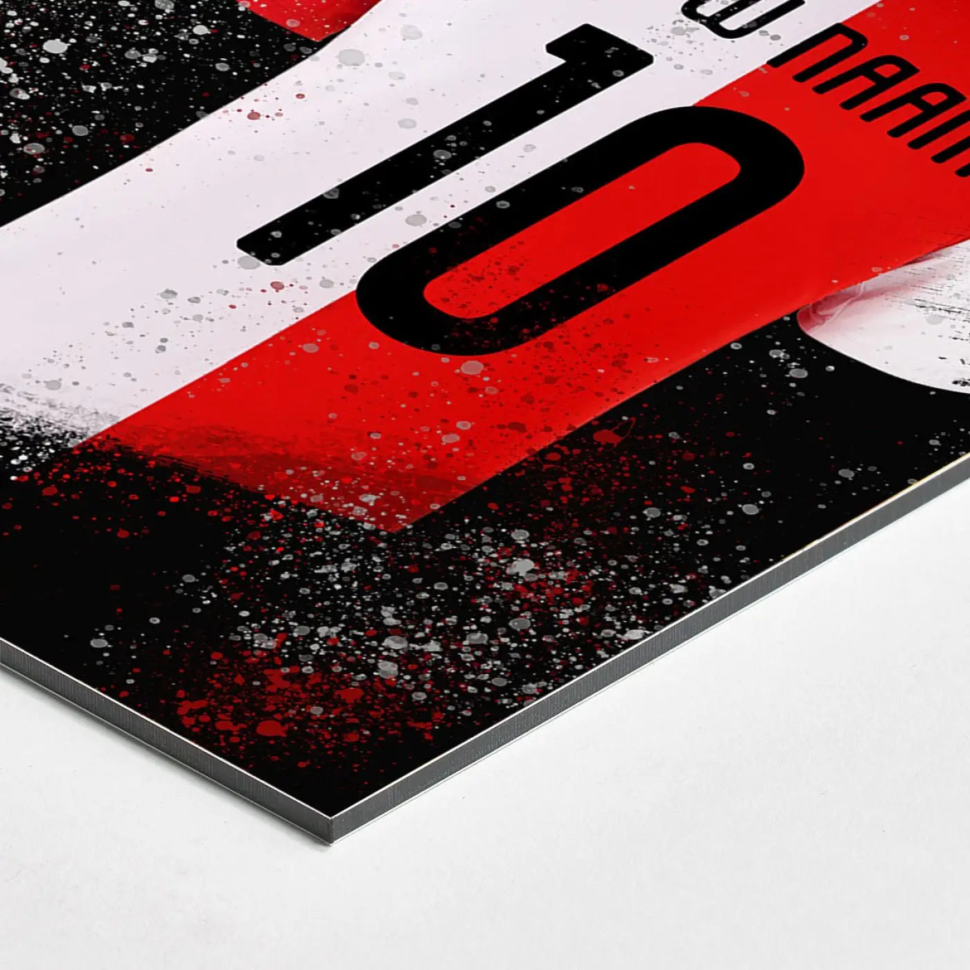Rotterdam Shirt - Voetbal Poster - Wanddecoratie - Dibond Bord (50x70cm) - Voetbalposters