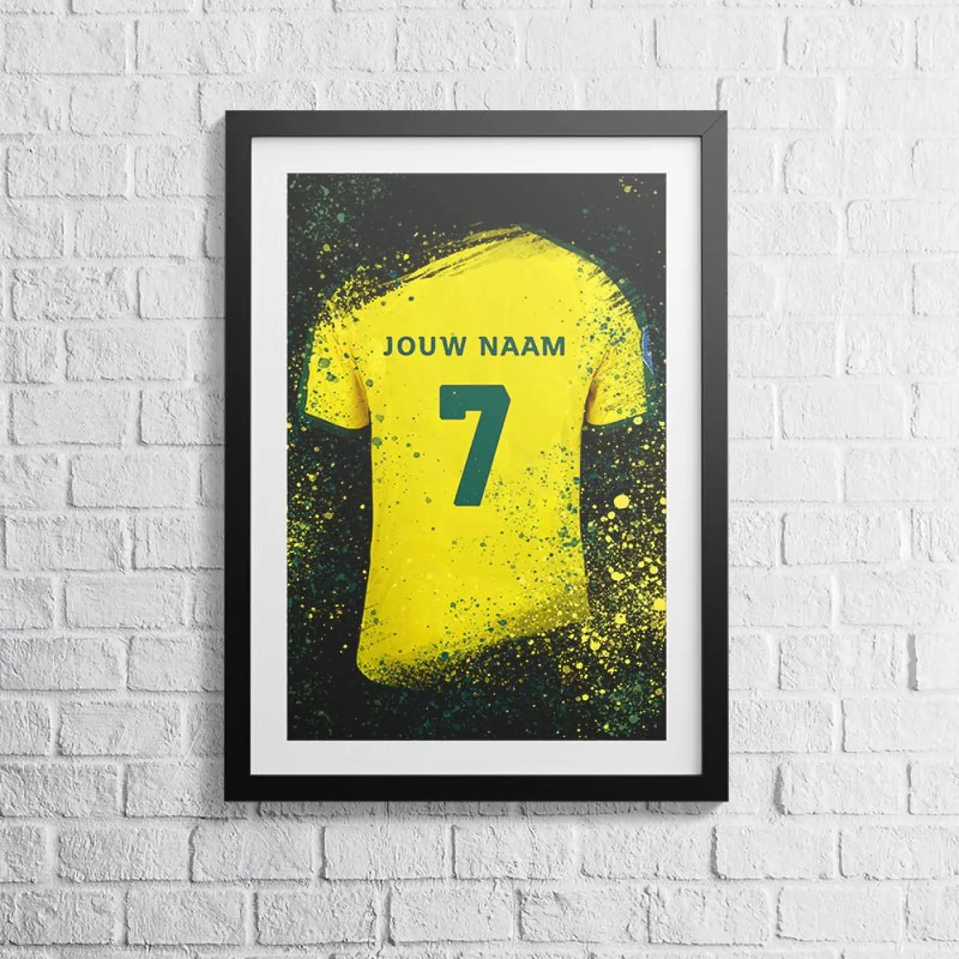 Fortuna Sittard voetbalposter met shirt wanddecoratie