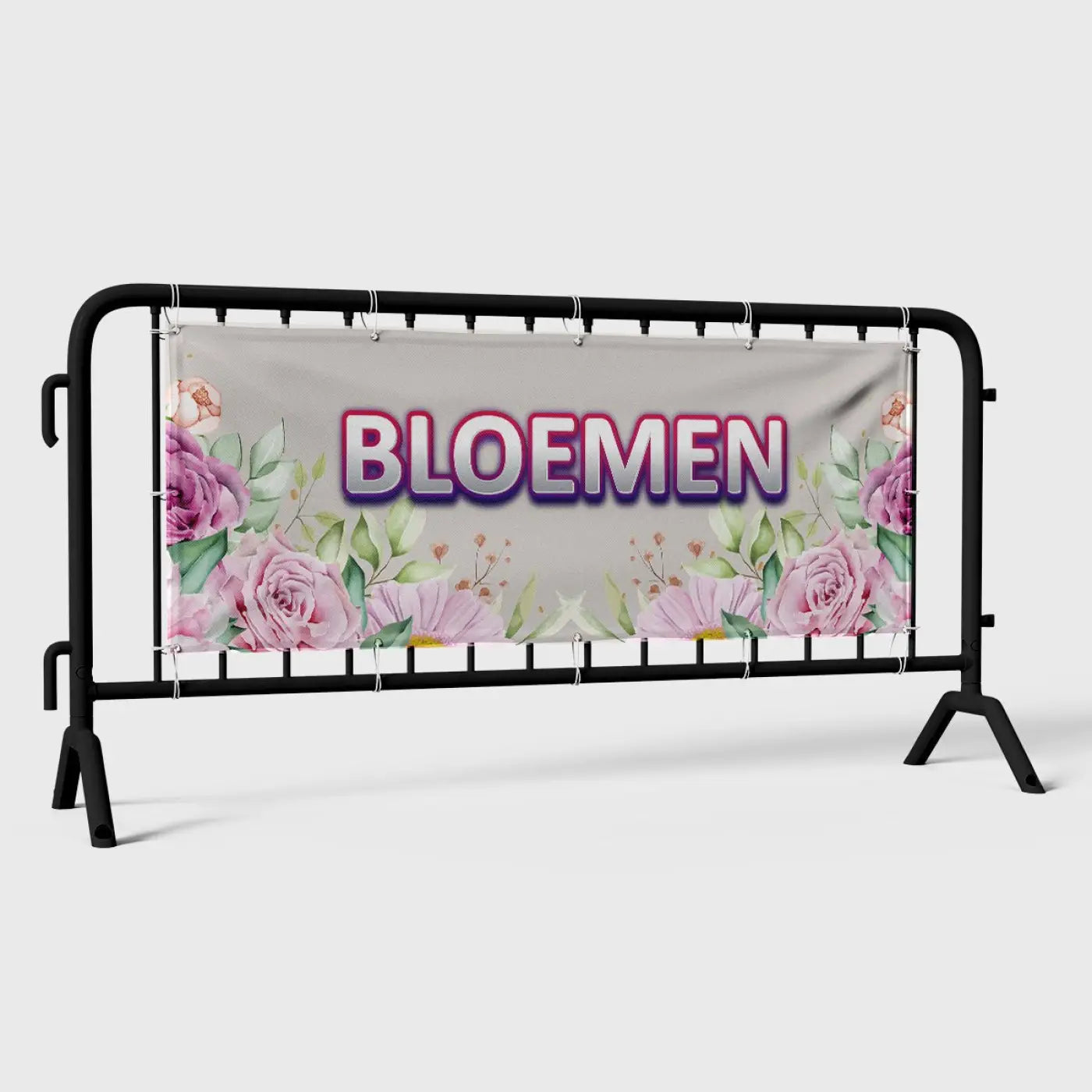 Spandoek Roze Bloemen - spandoeken