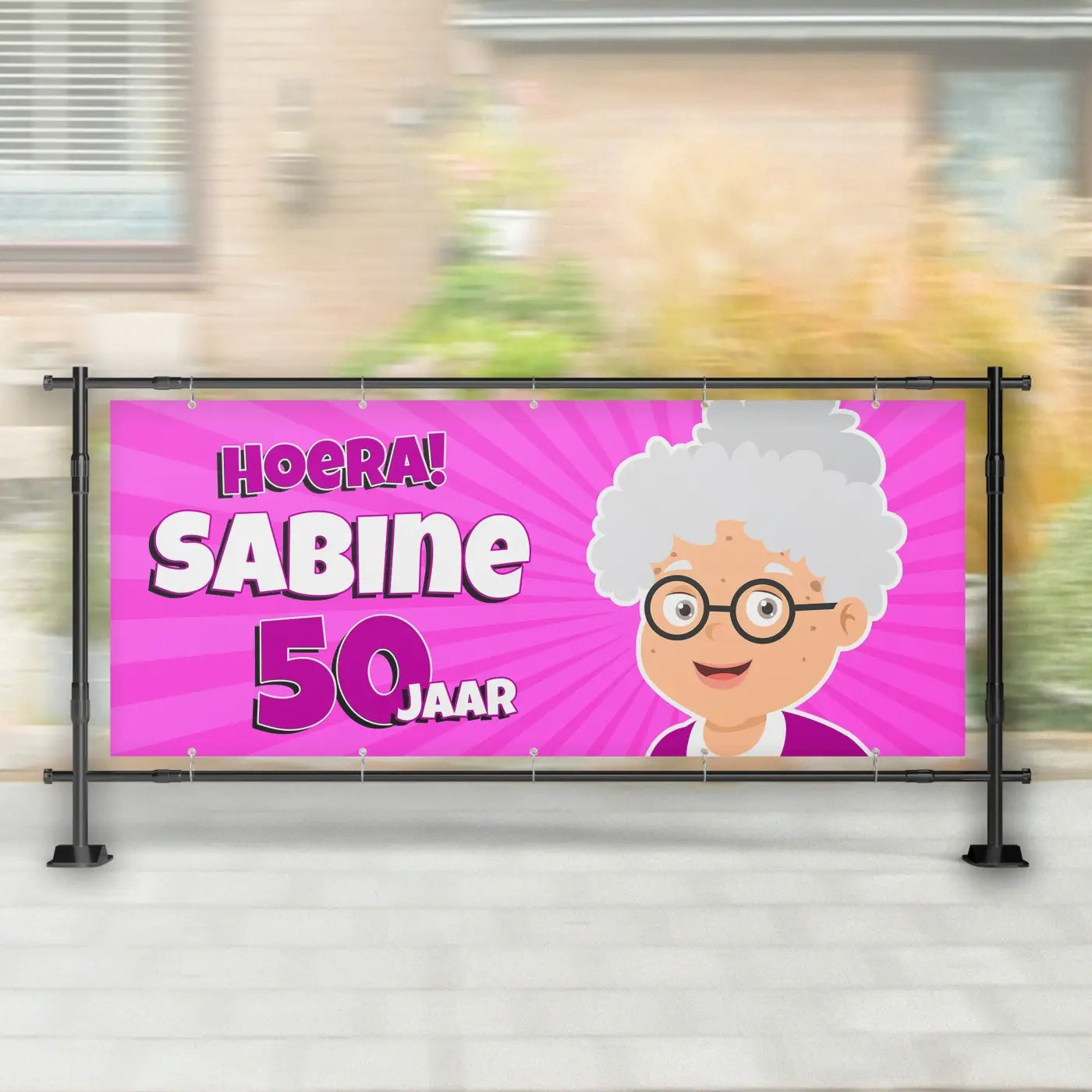 Spandoek Sarah | Oma Roze - spandoeken