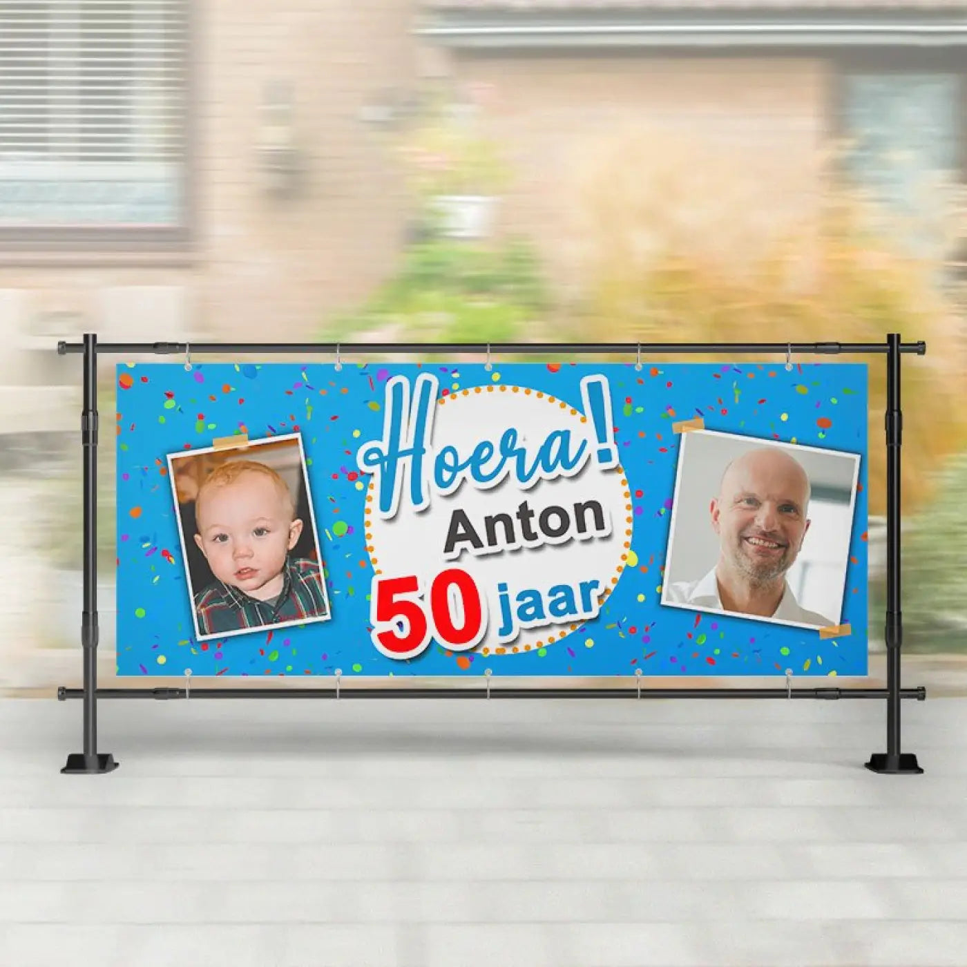 Spandoek Verjaardag - Hoera! 50 jaar - spandoeken