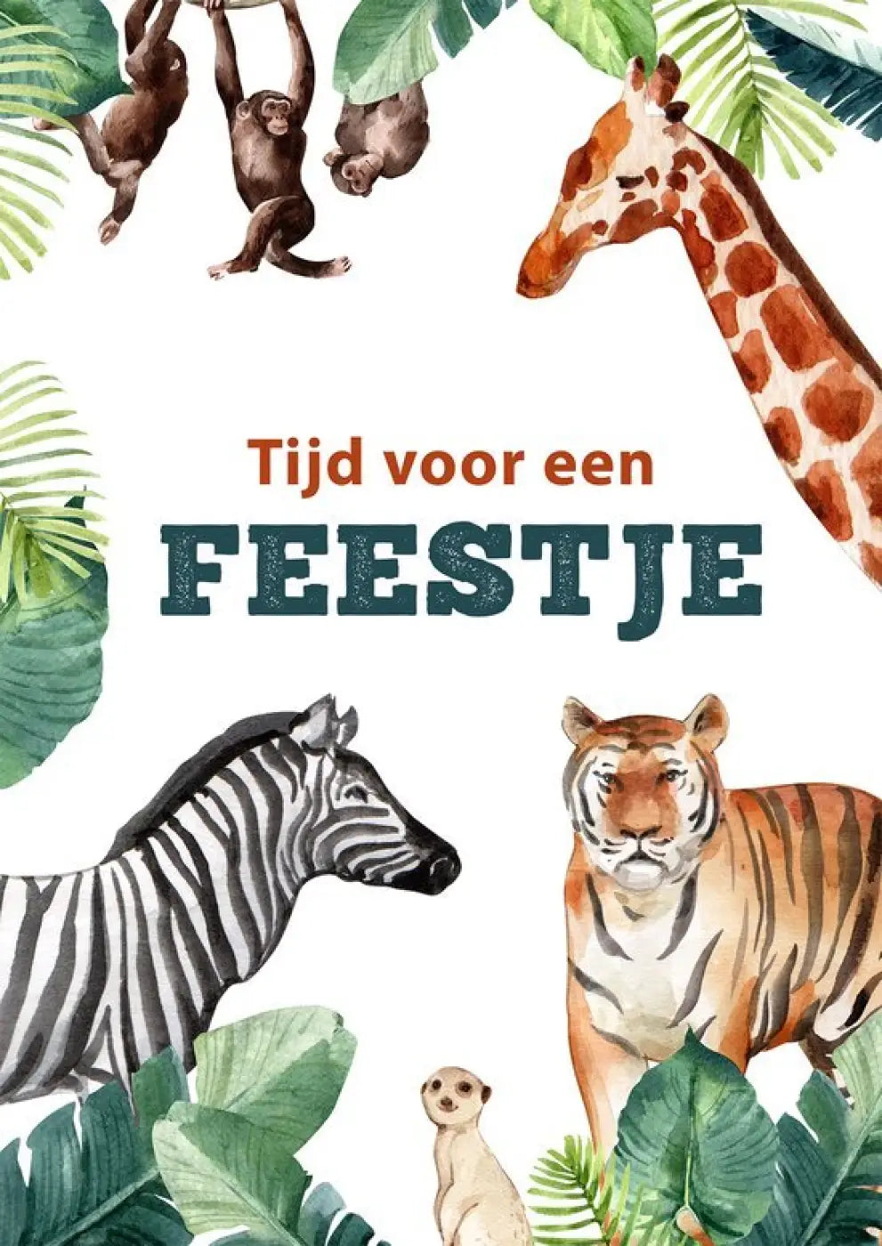 Uitnodiging Kinderfeestje Dieren - kinderfeestjes